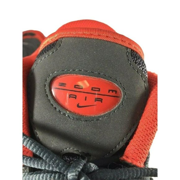 Nike Zoom Air Mens 13 Red Grey 2012 Basketball Shoes 554989 Sneakers - Picture 10 of 12